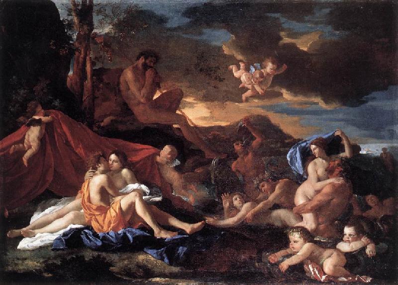 POUSSIN, Nicolas Acis and Galatea stg Sweden oil painting art
